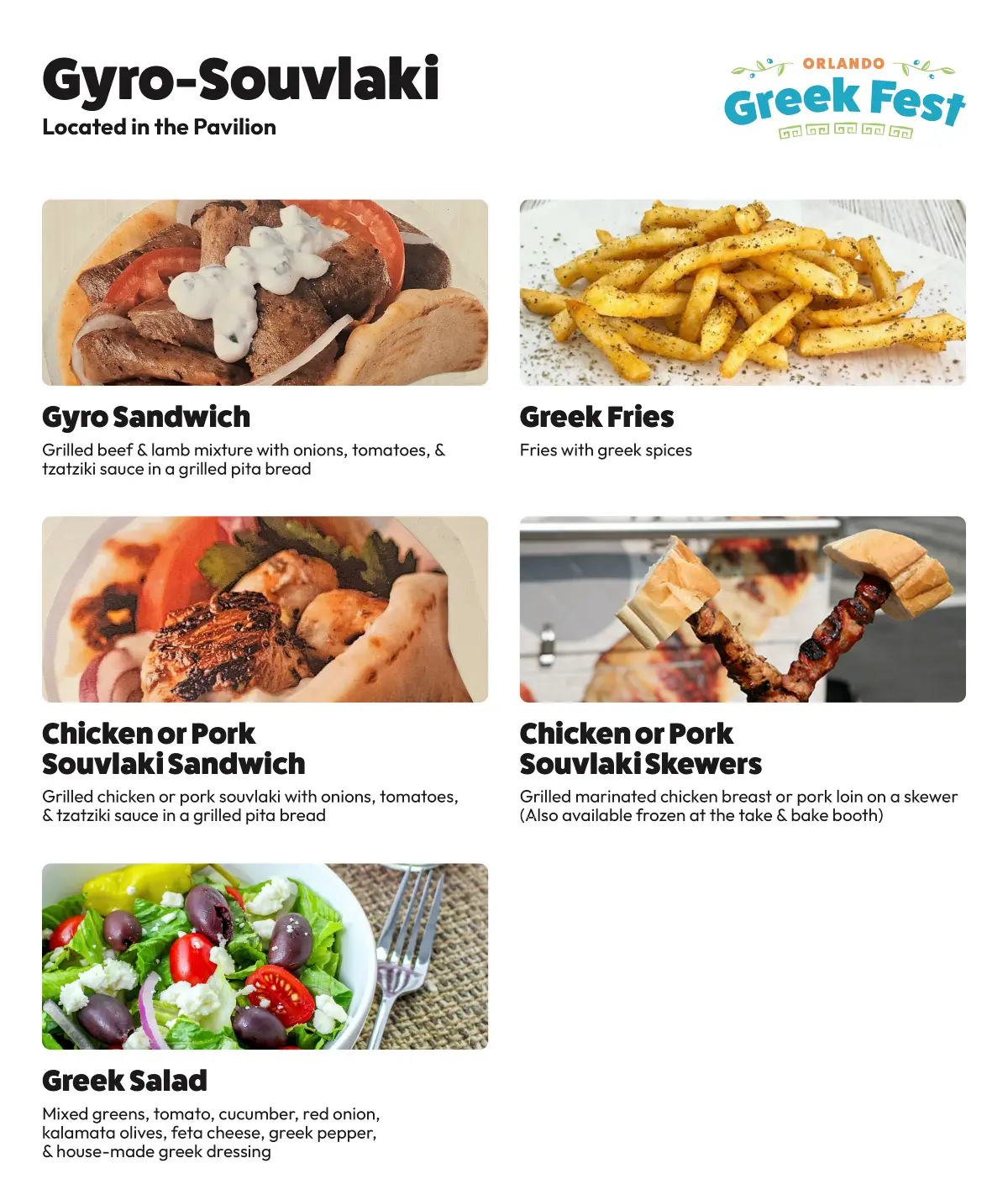 GYRO-SOUVLAKIA MENU BOARD